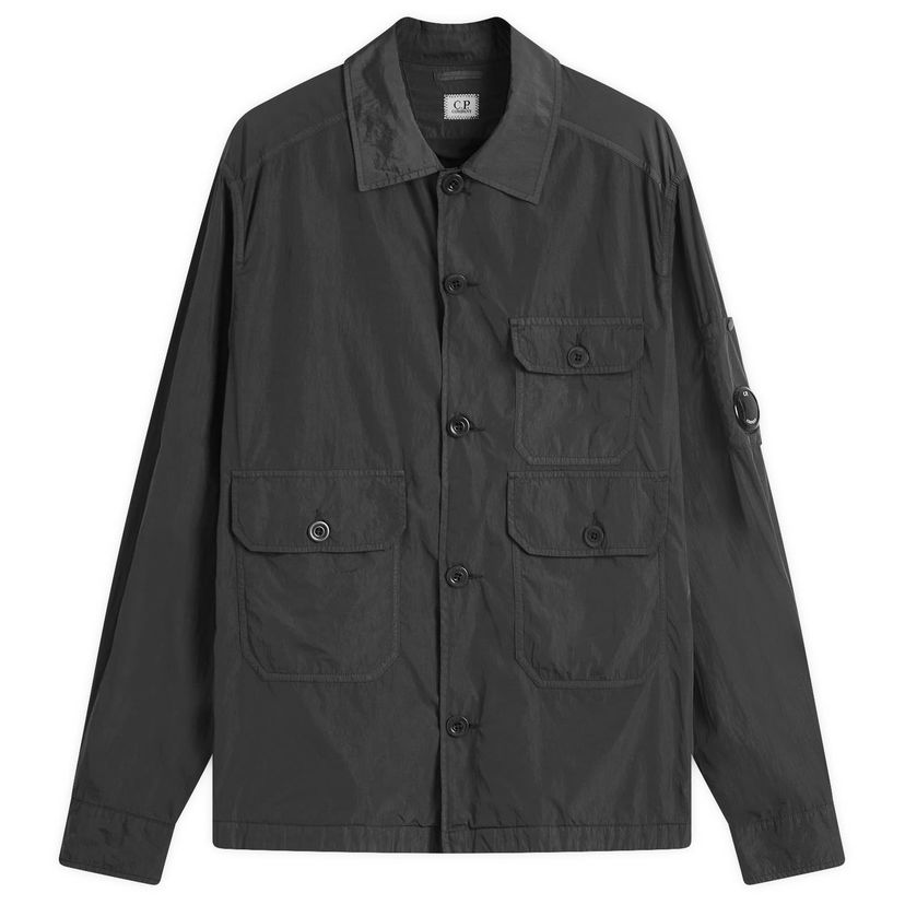 Skjorta C.P. Company C.P. Company Chrome-R Overshirt, Size Large Svart | 18CMOS013A-005904G-999