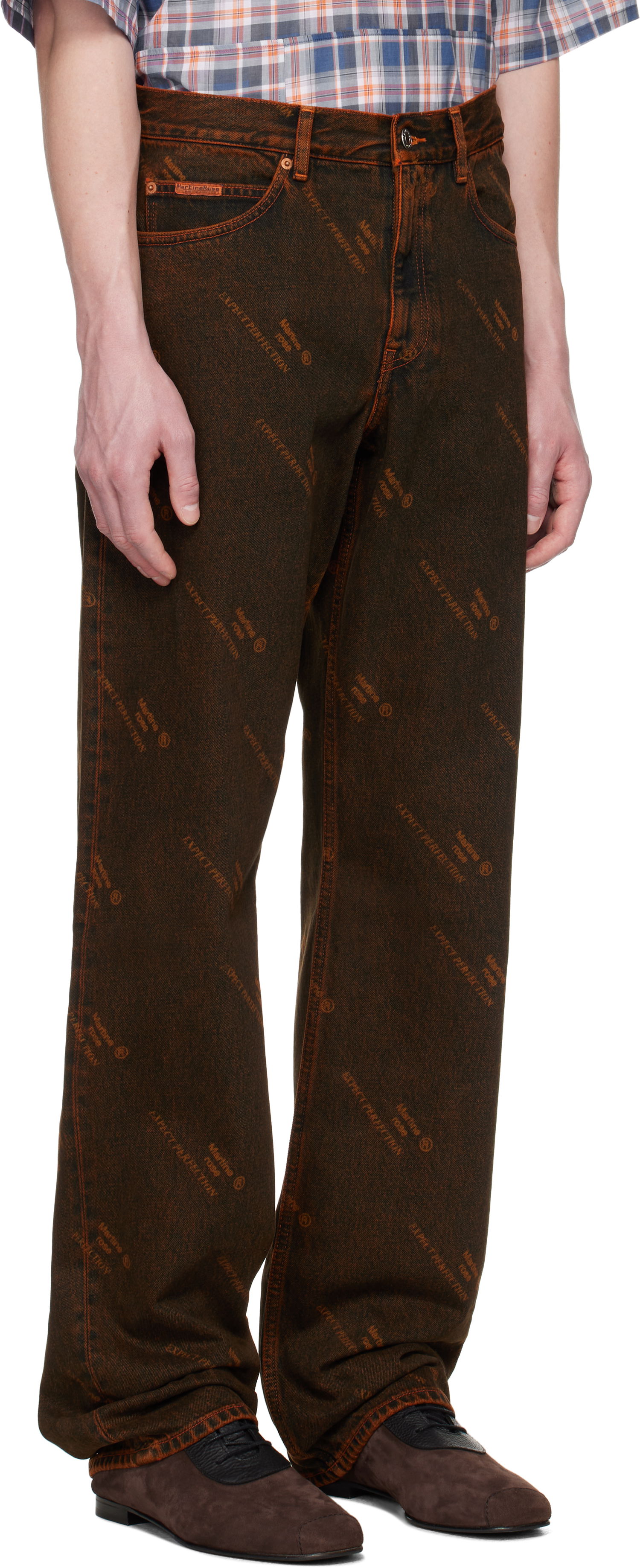 Jeans Martine Rose Martine Rose Relaxed Fit Jeans Brun | 229WD06204, 1