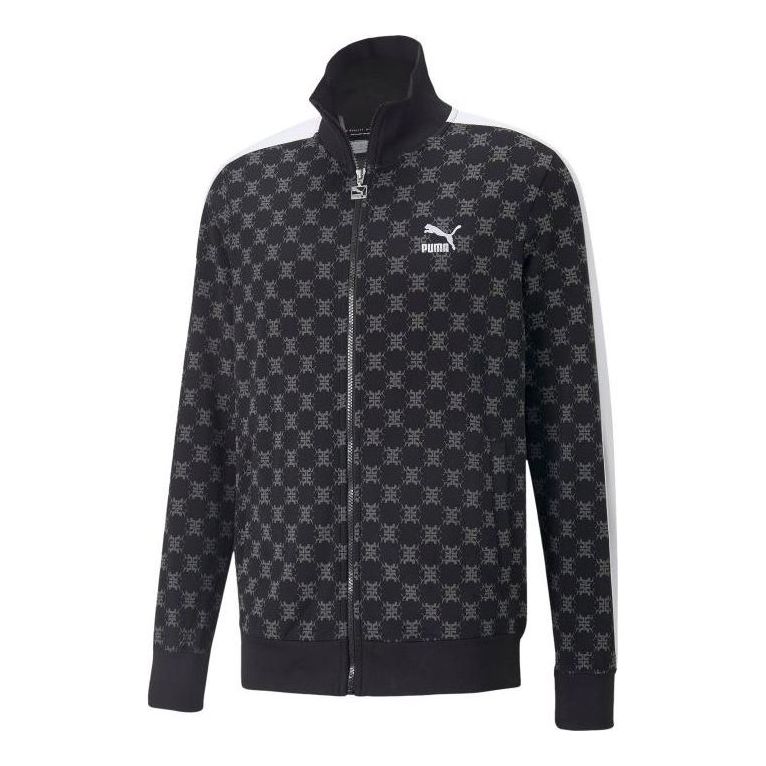 Bomberjacka Puma Printed Full Zip Track Jacket Svart | 537716-01