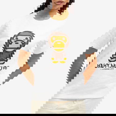 T-shirt BAPE Baby Milo Graphic T-Shirt Vit | 002TEK802001L-WHT, 2