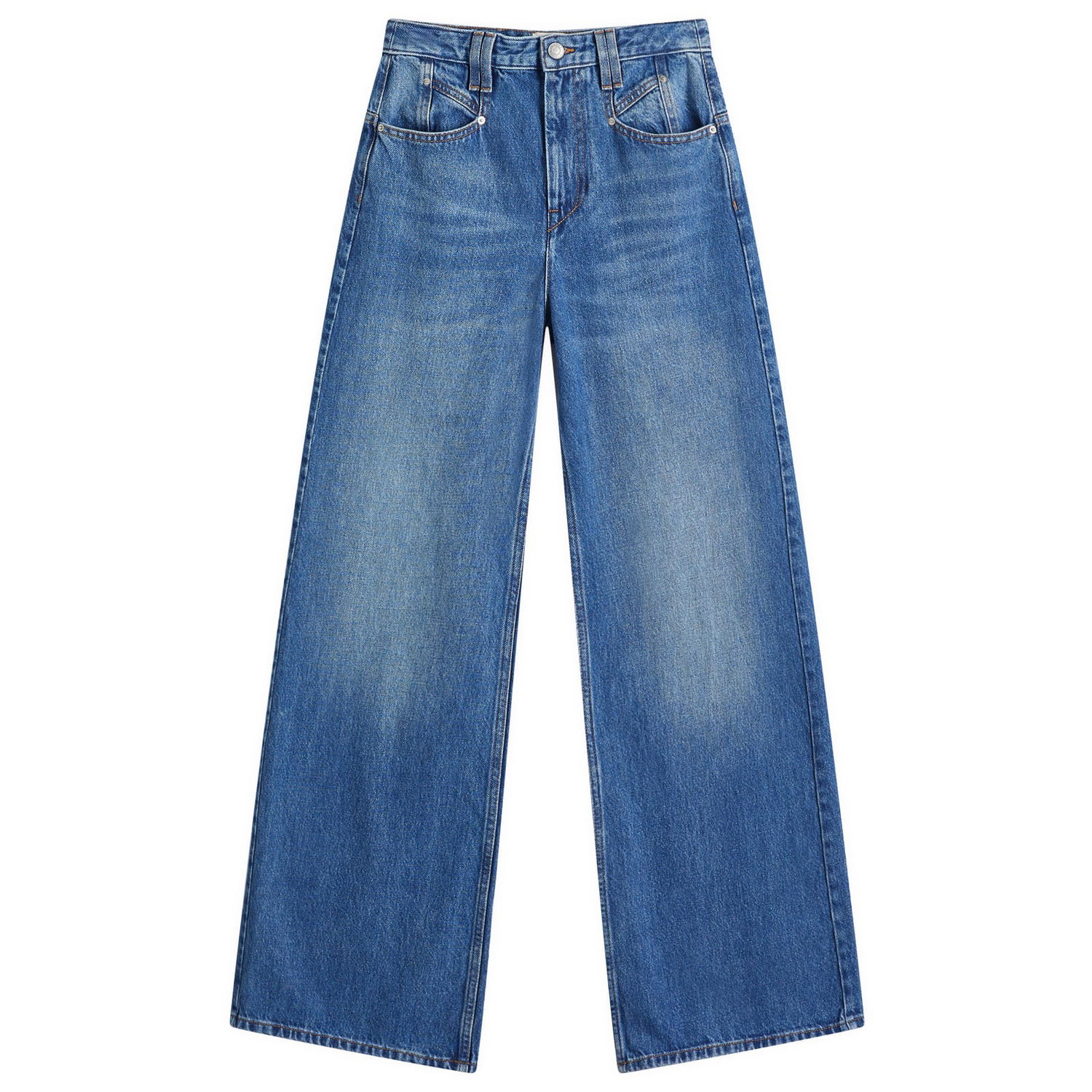 Jeans ISABEL MARANT Lemony Baggy Jeans Blå | PA0052FA-B1H06I, 0