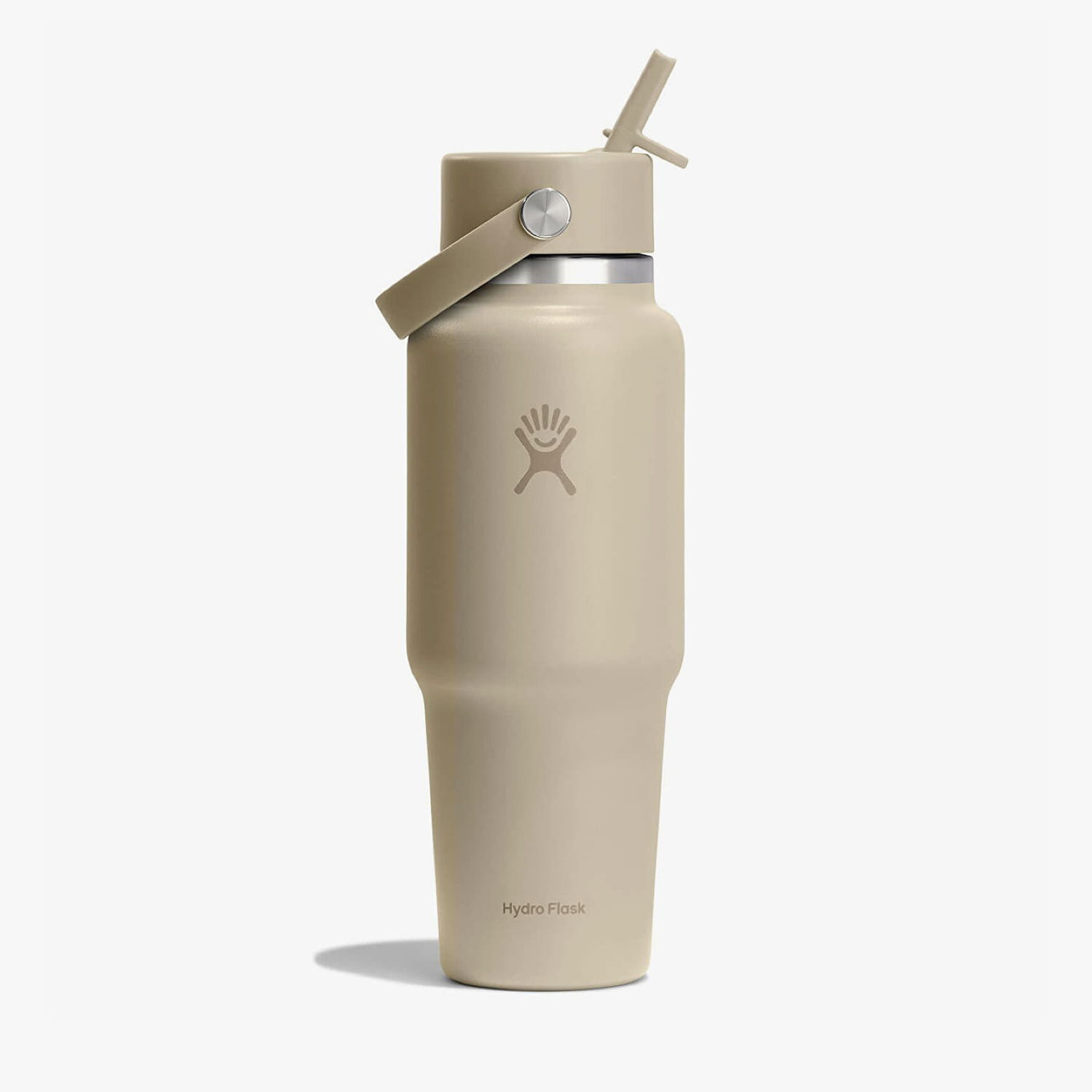 Dricksflaska Hydro Flask 946ml Wide Flex Straw Travel Bottle Universal Beige | WT32CFS114, 0
