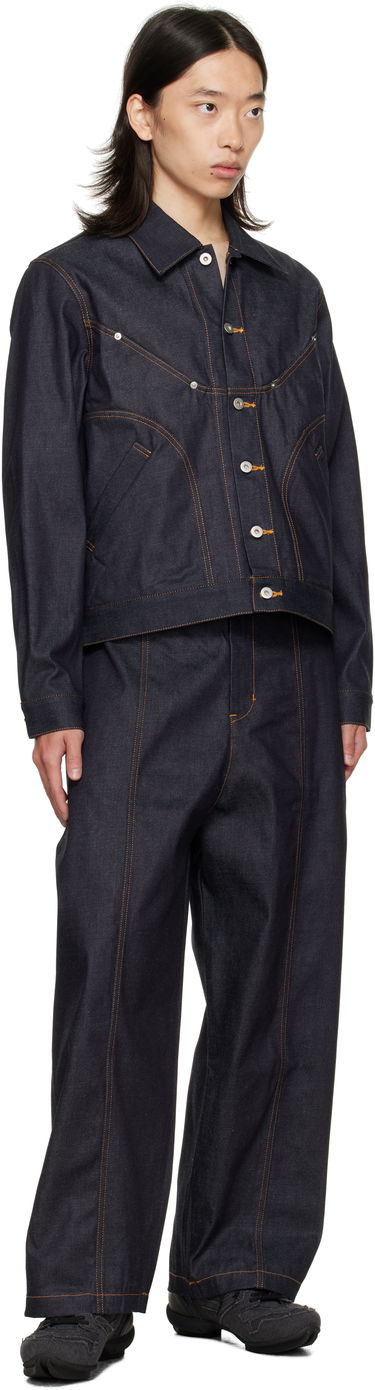 Jeans sage NATION SAGE NATION Welt Jeans Blå | S083 WELT TROUSER DENIM DENIM, 3