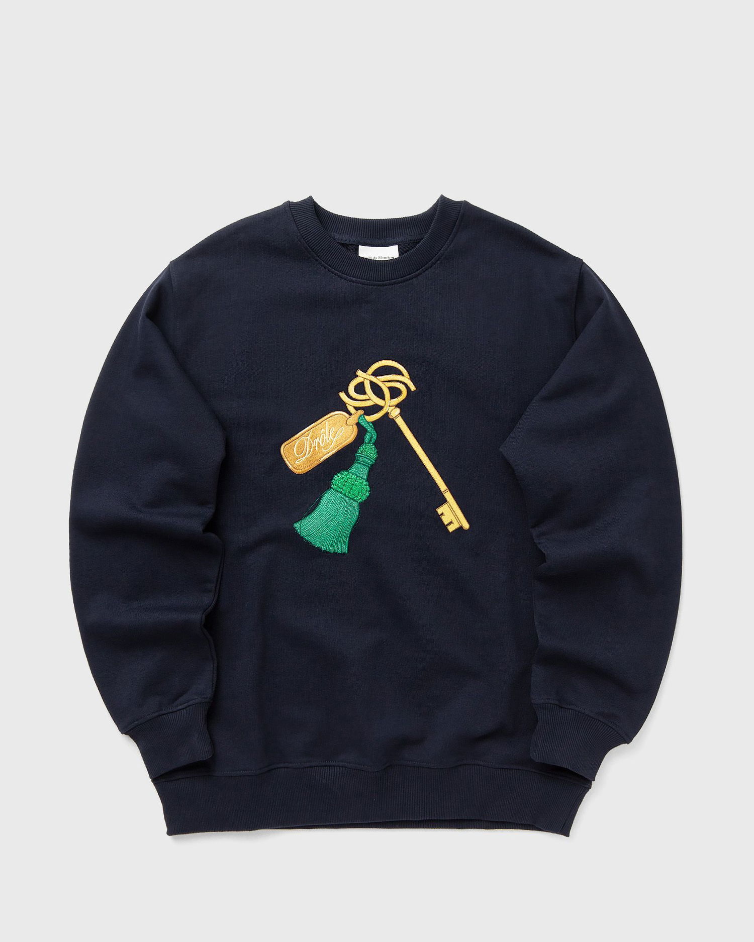 Sweatshirt Drôle de Monsieur Key Sweatshirt Mörkblå | H-SW173-CO127-NY, 0