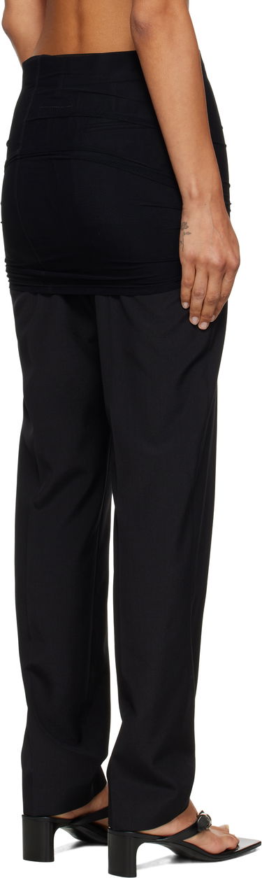 Byxor Maison Margiela MM6 Maison Margiela Light Wool Blend Trousers Svart | S62KB0248 M35436, 2