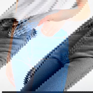 Jeans Levi's ® Ribcage Straight Ankle Jeans Blå | 72693-0099, 3