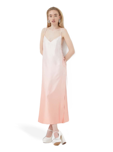 Klä BOSS Degradé-print Slip Dress Flerfärgad | 50493344