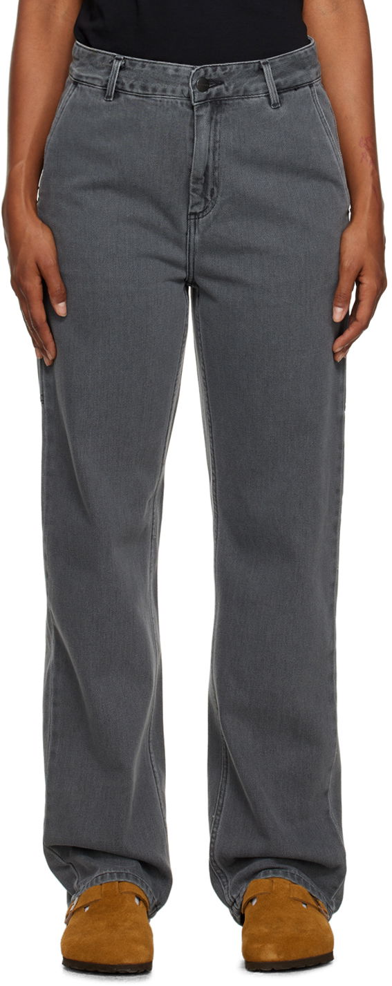 Jeans Carhartt WIP Straight Leg Workwear Jeans Grå | I031251 8912