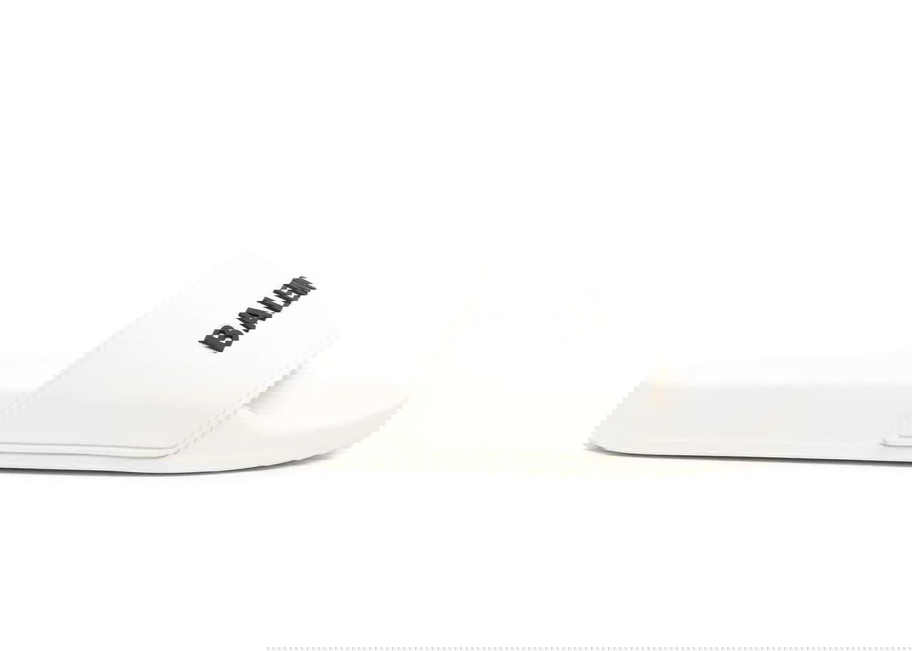 Sneakers och skor Balenciaga Pool Slide Eggshell Vit | 565826W1S809310, 0
