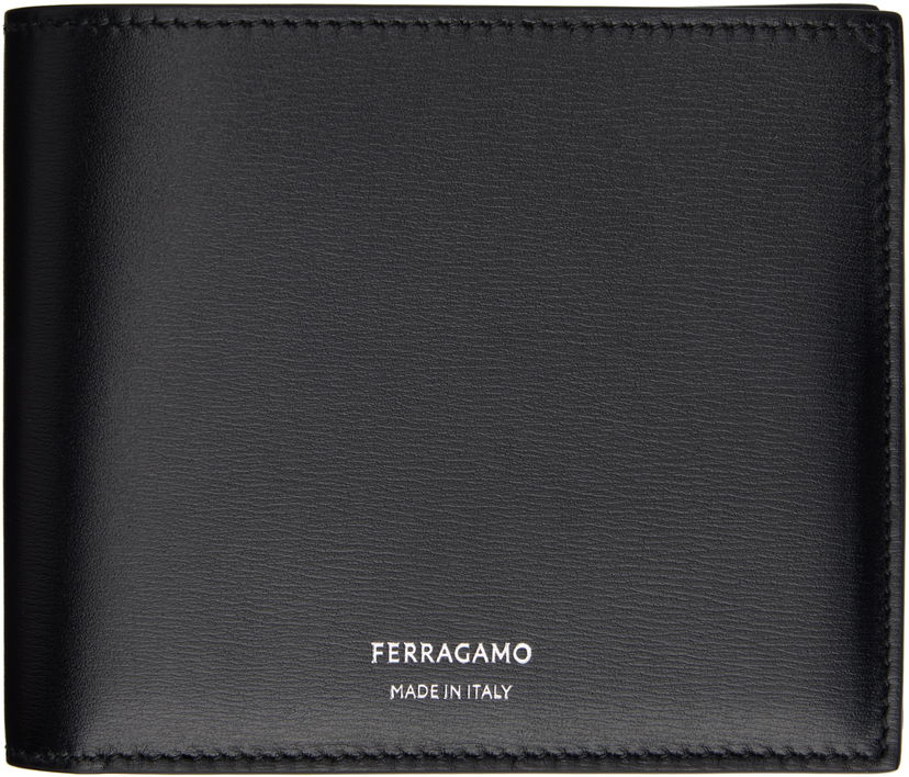 Plånbok FERRAGAMO Ferragamo Classic Leather Bifold Wallet Svart | 770094