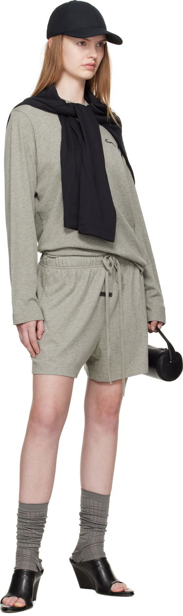 T-shirt Fear of God Fear of God ESSENTIALS Classic Fit Long Sleeve T-Shirt Svart | 125SP255885FW, 3