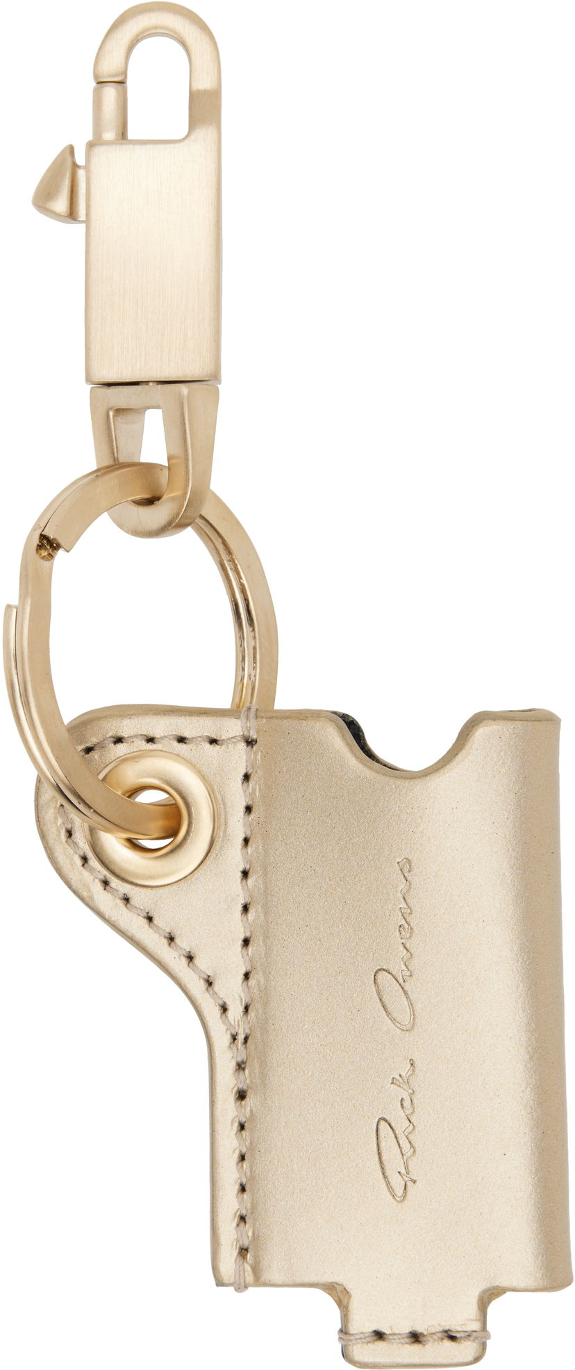 Nyckelringar Rick Owens Rick Owens Hollywood Mini Lighter Holder Keychain Metallisk | RA01E0695 LGEMGH