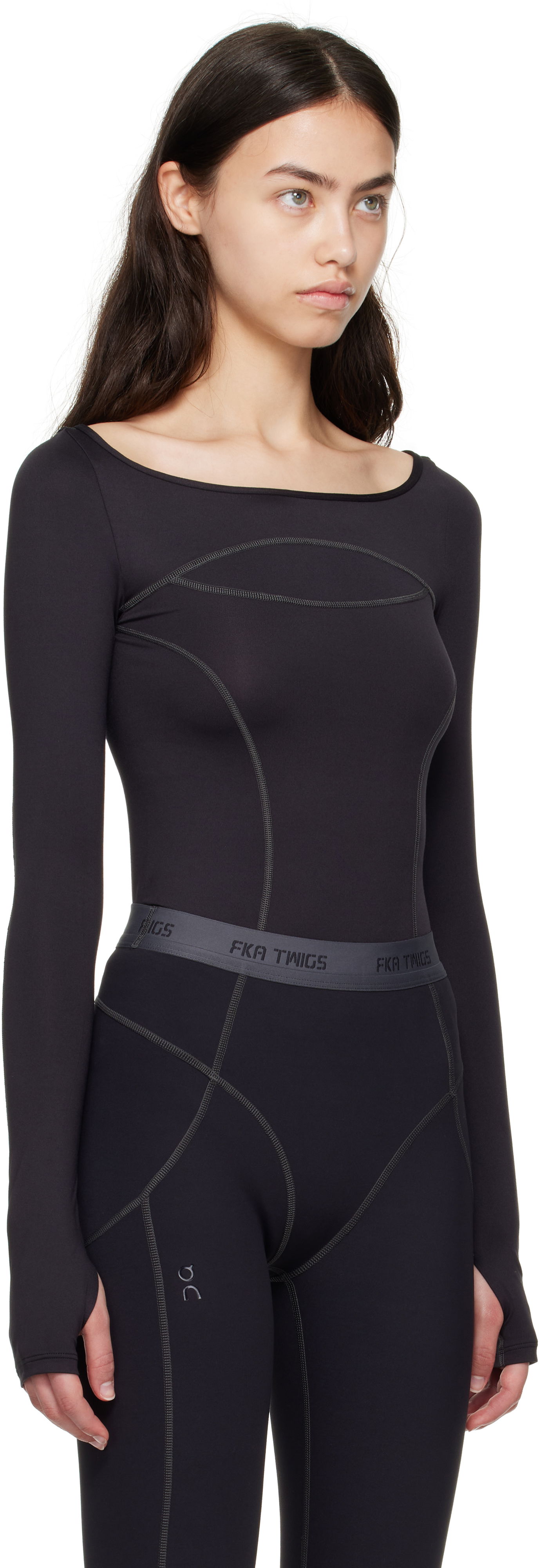 T-shirt On Running FKA twigs Edition Studio Long Sleeve Top Svart | 1WF11620553, 1