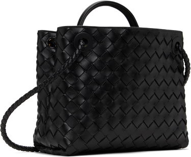 Axelväska Bottega Veneta Green Small Andiamo Top Handle Bag Svart | 766014 VCPP1, 2