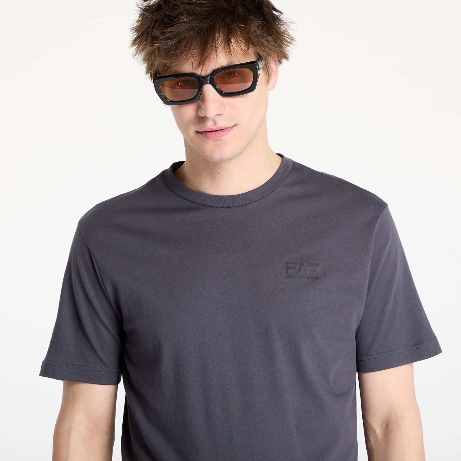 T-shirt Emporio Armani EA7 Emporio Armani Train Logo Series T-Shirt Grå | 7M000567AF10375M8014, 1