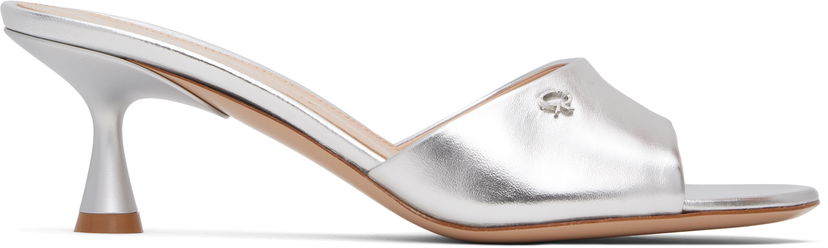Skovård Gianvito Rossi Gianvito Rossi Ascent 55 Mules Metallisk | G10039-55LAC-NPS