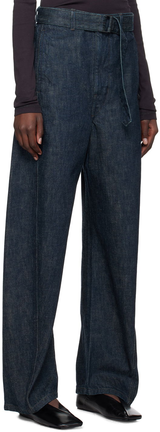 Jeans LEMAIRE Twisted Belted Jeans Blå | PA326 LD068, 1