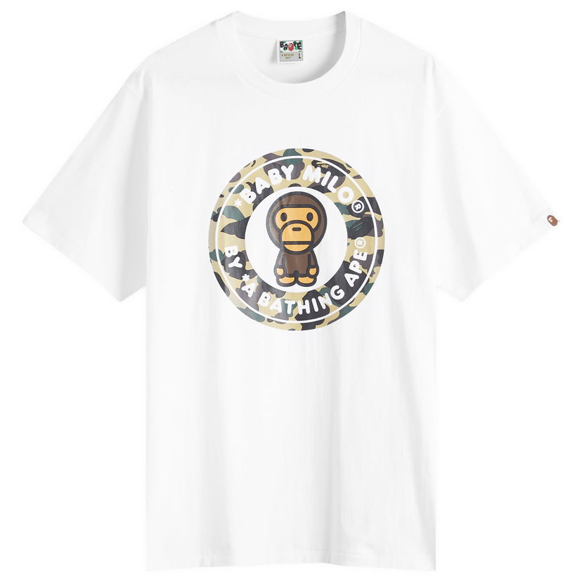 T-shirt BAPE Bathing Ape 1St Camoilo Busy Works T-Shirt, Size L Vit | 002TEL301004M-WYL