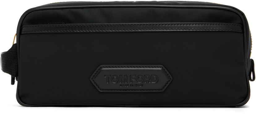 Resväska Tom Ford Tom Ford Canvas Double Zip Toiletry Bag Svart | Y0369-TNY017G