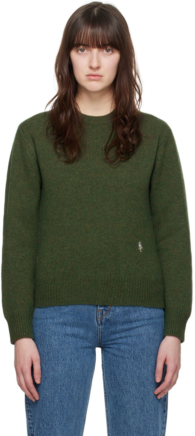 Sweater Sporty & Rich 'SRC' Sweater Grön | WSAW238RO
