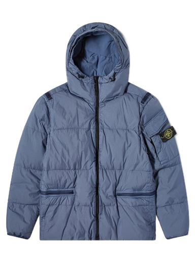 Pufferjacka Stone Island Crinkle Reps Down Jacket Blå | 771540223-V0024