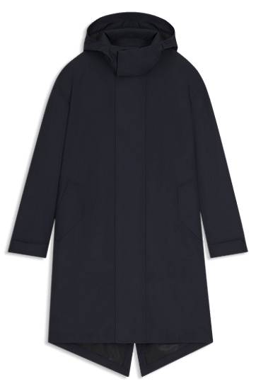 Jacka BOSS BECKHAM water-repellent hooded jacket Mörkblå | 50553094, 0