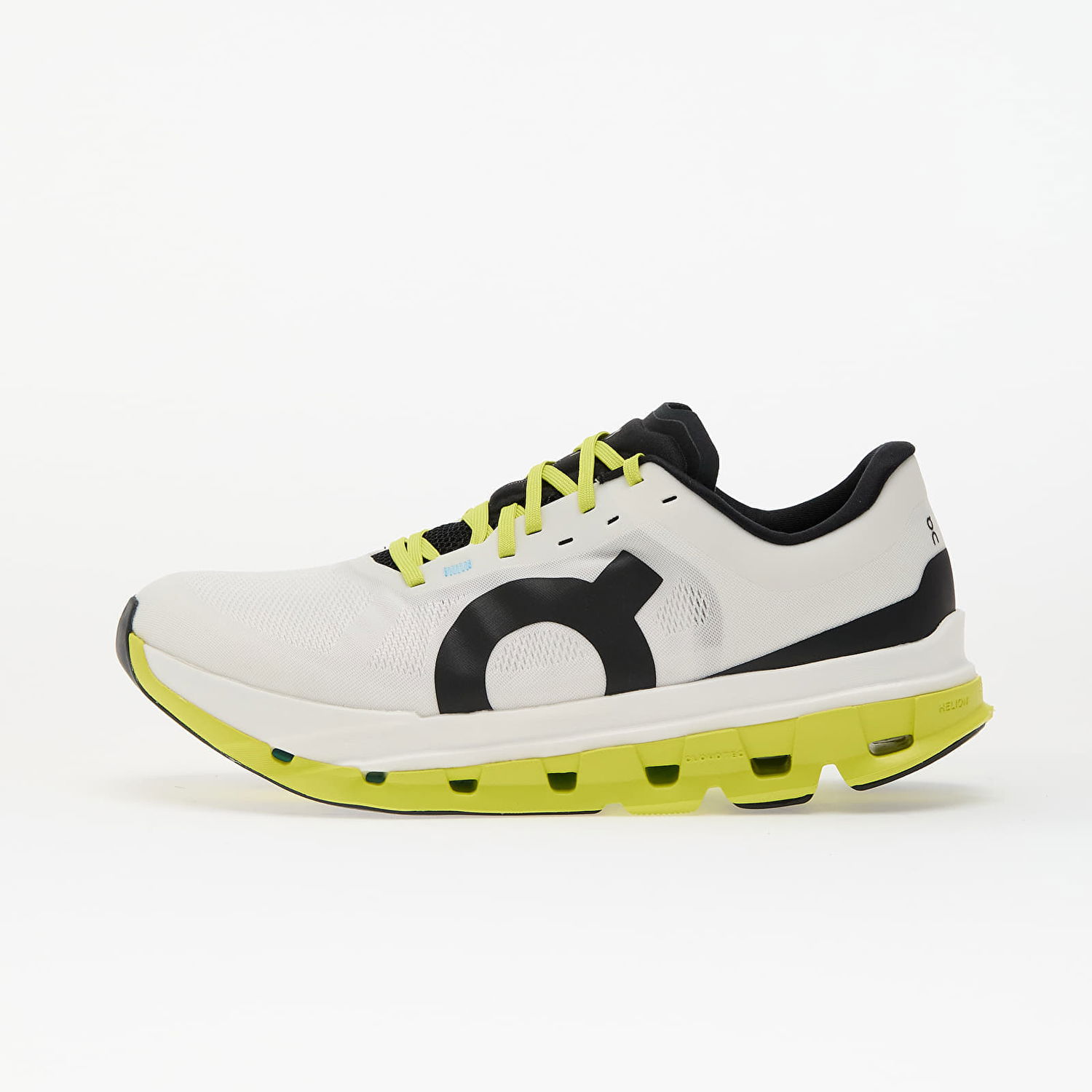Sneakers och skor On Running On M Cloudflow 5 White/ Lime Vit | 3MF10112929, 0