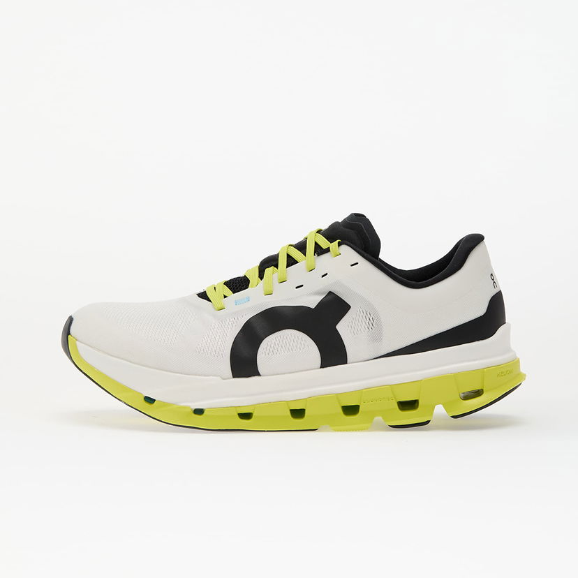 Sneakers och skor On Running On M Cloudflow 5 White/ Lime Vit | 3MF10112929