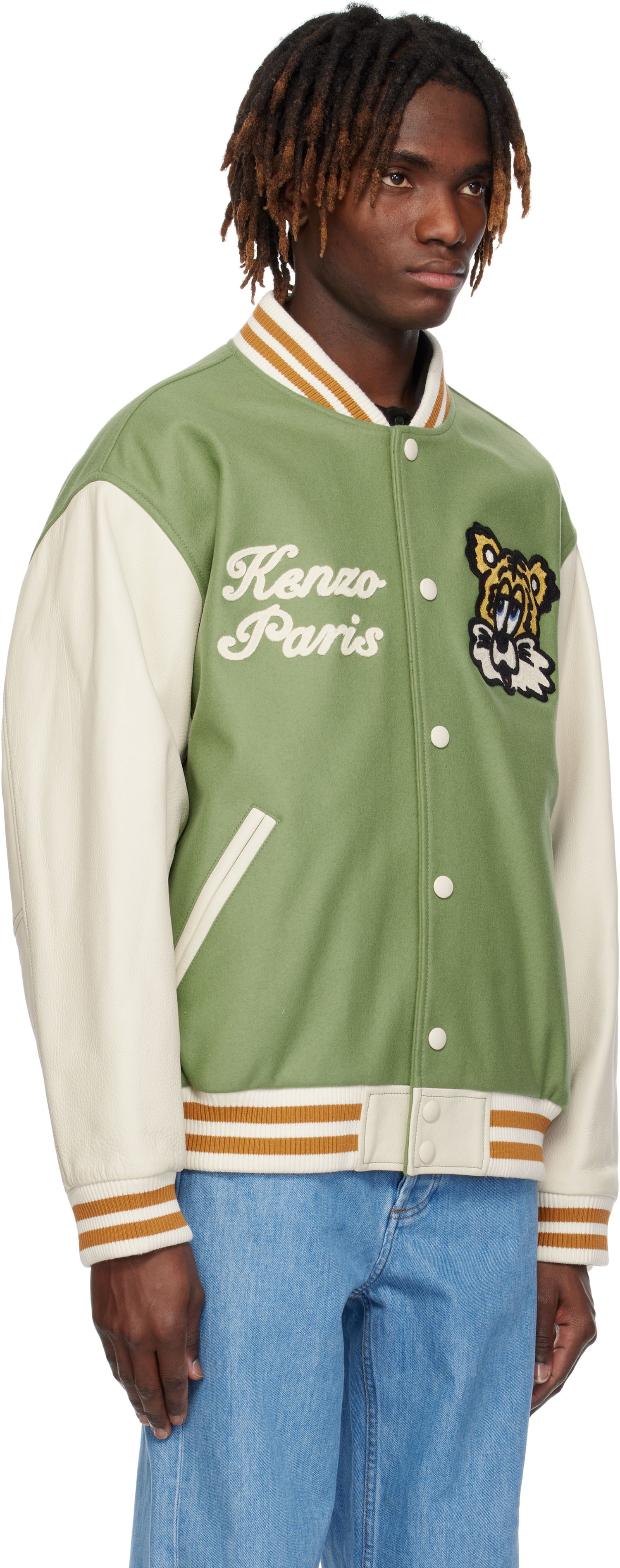 Bomberjacka KENZO VERDY Edition Varsity Bomber Jacket Grön | FF58BL1509OH, 1