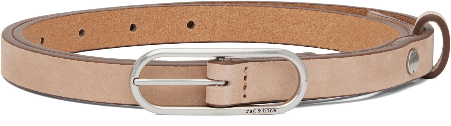 Bälten rag & bone Rag & Bone Baby Rounded Rebound Belt Beige | WJW25PB1006SU6, 0