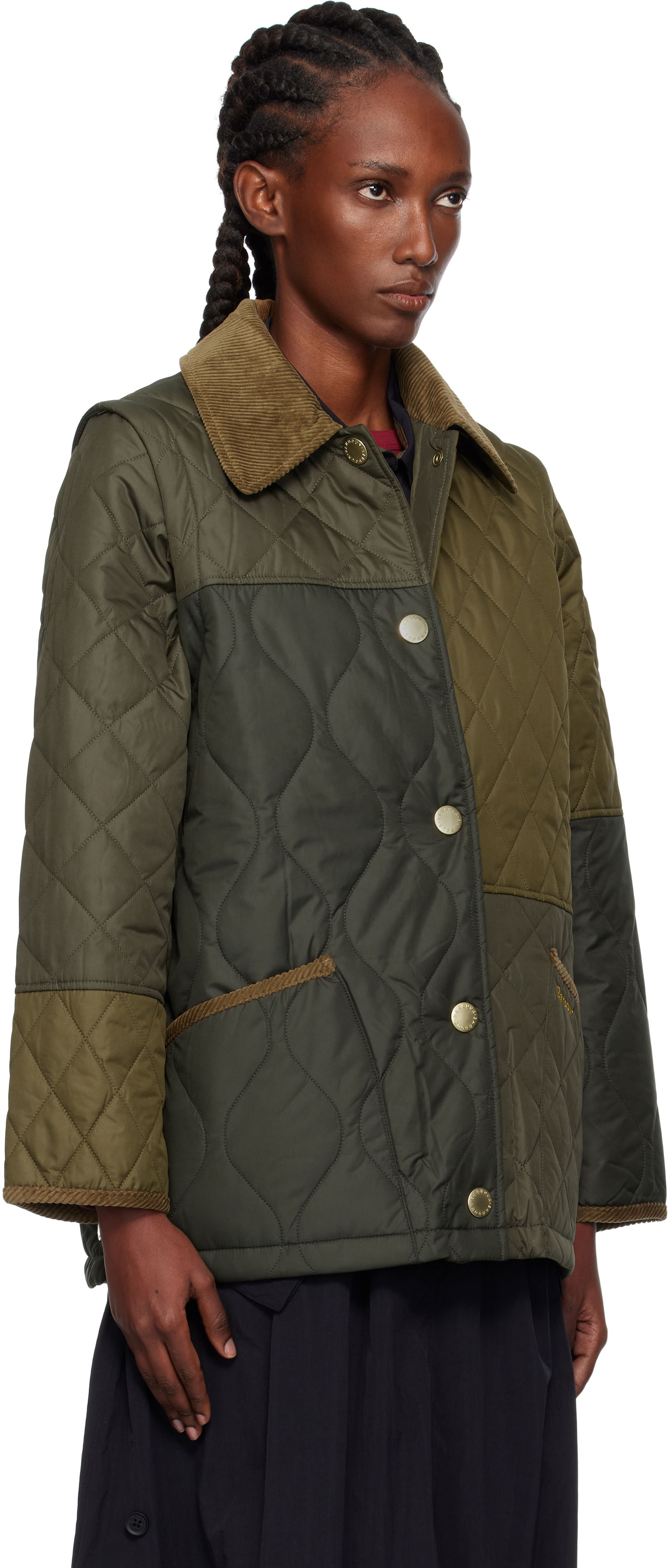 Jacka Barbour Lorrie Quilted Jacket Flerfärgad | LQU1834GN71, 1