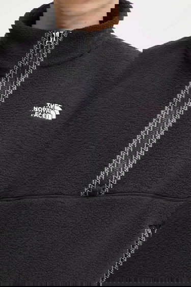 Sweatshirt The North Face Fleeski Quarter-Zip Sherpa Fleece Pullover Svart | NF0A88XRKX71, 3