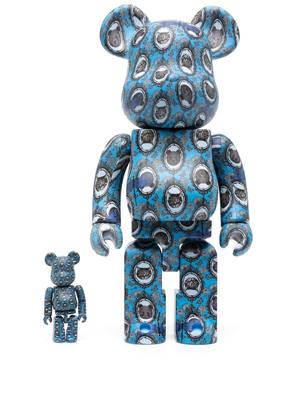 Samlarobjekt Medicom Toy Bearbrick Robe Japonica collectible statue - Blue Blå | 453095660184718036142, 0