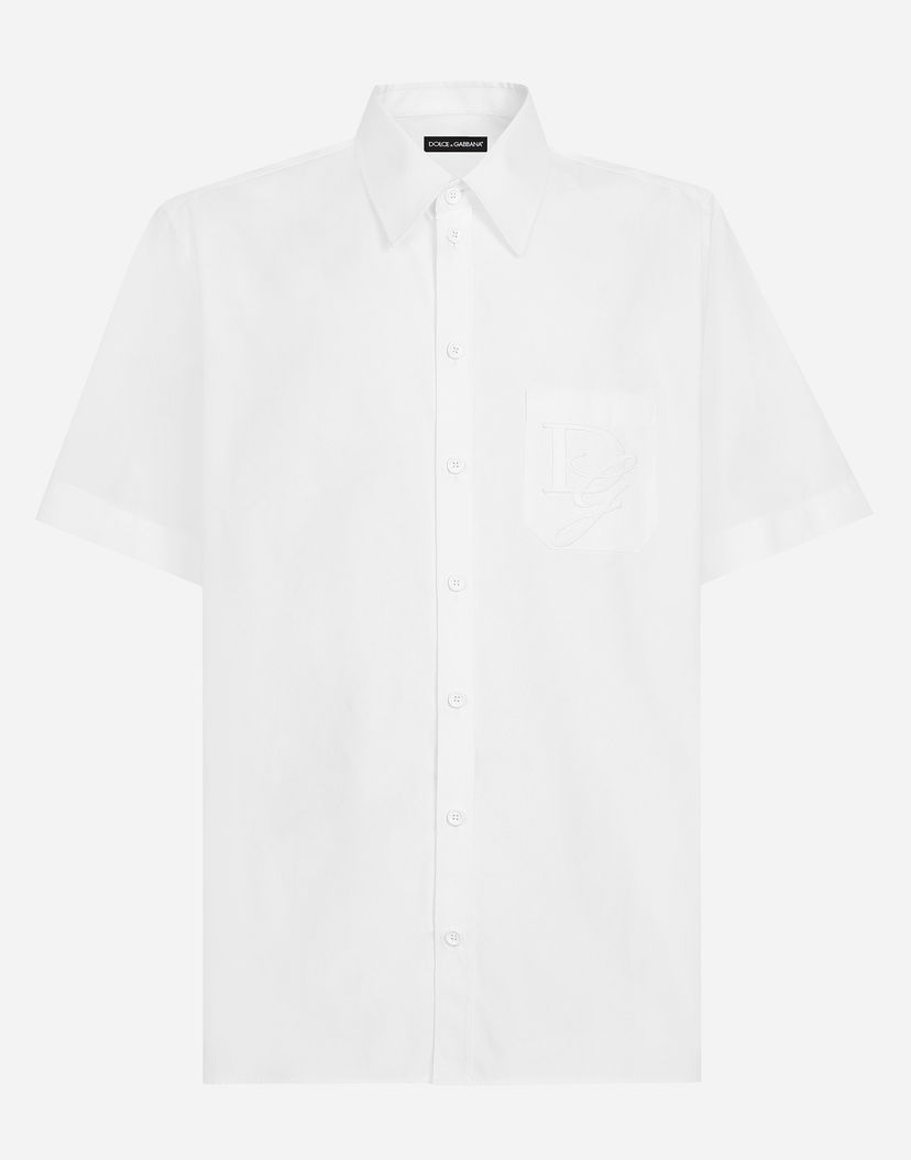 Skjorta Dolce & Gabbana Shirt DG Embroidery Vit | G5MK9ZGI731W0800