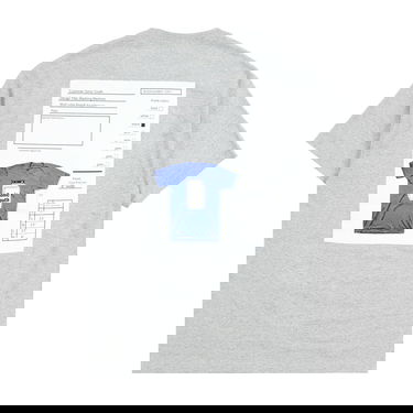 T-shirt Pleasures Techpack Tee Heather Grey Grå | P23SY020-GREY, 5