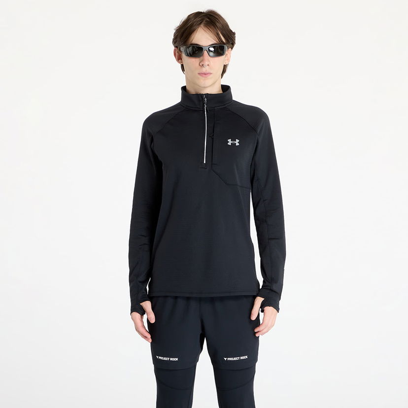 Sweater Under Armour Launch Elite Half Zip Sweatshirt Svart | 1386676-001