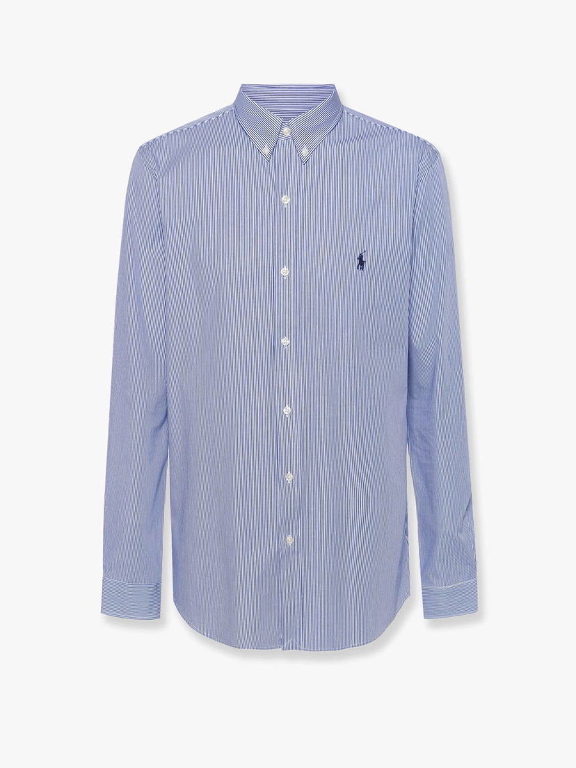 Skjorta Polo by Ralph Lauren Striped Button-Down Shirt by Polo Ralph Lauren Blå | 710928254007