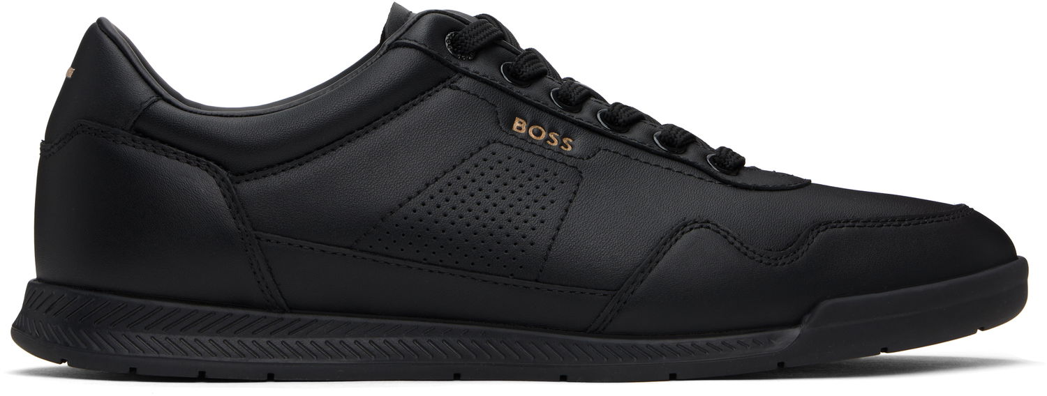 Kläder BOSS BOSS Nappa-Leather Svart | 50542099, 0