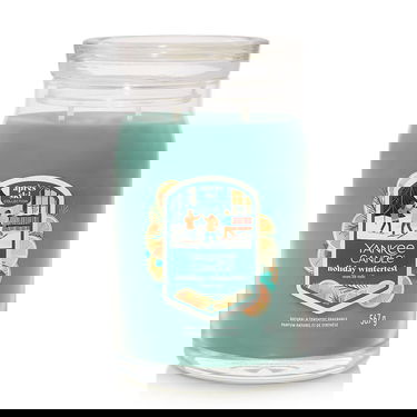 Ljus Yankee Candle après ski Collection Signature Large Jar 2 Wicks Holiday Winterfest Candle Turkos | 43491, 0