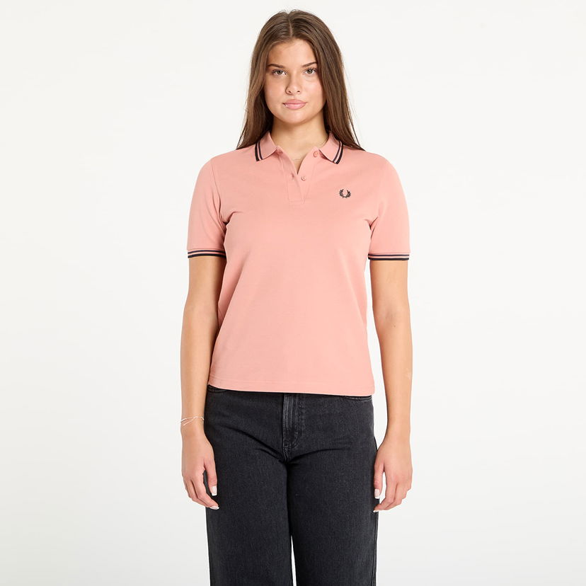 Polotröja Fred Perry Fred Perry Twin Tipped Polo Shirt Rosa | G3600 Z75