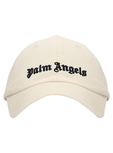 Keps Palm Angels Classic Logo Cap Beige | PMLB003C99FAB0010310