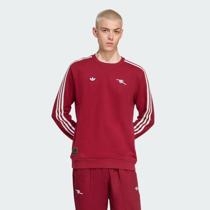 Sweatshirt adidas Performance Arsenal Terrace Icons Sweatshirt Röd | JM9397