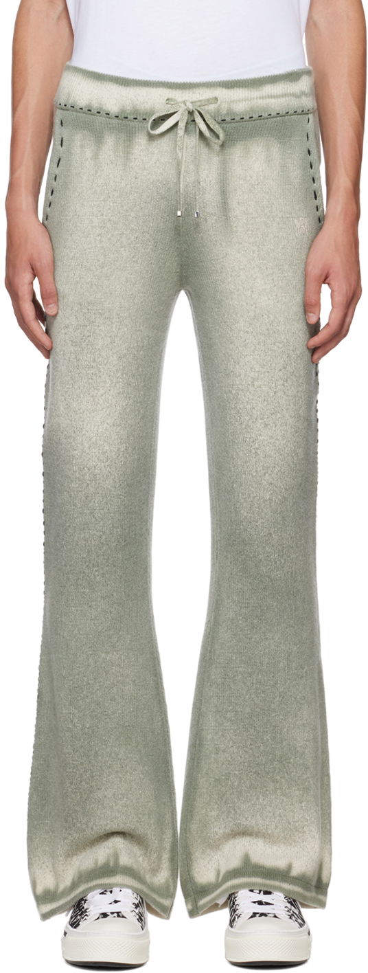 Träningsbyxor AMIRI Spray Painted Lounge Pants Grön | PF22MKP001-301