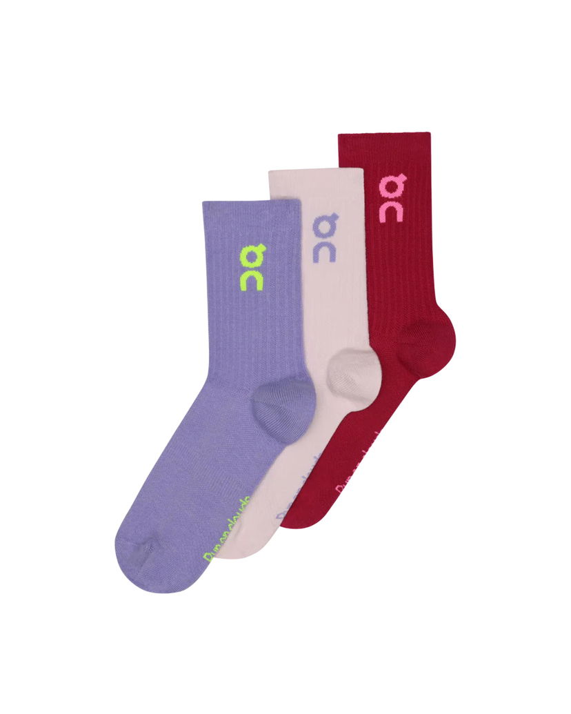 Strumpor On Running Running Logo High Socks - 3 Pack Flerfärgad | 2UF10313891