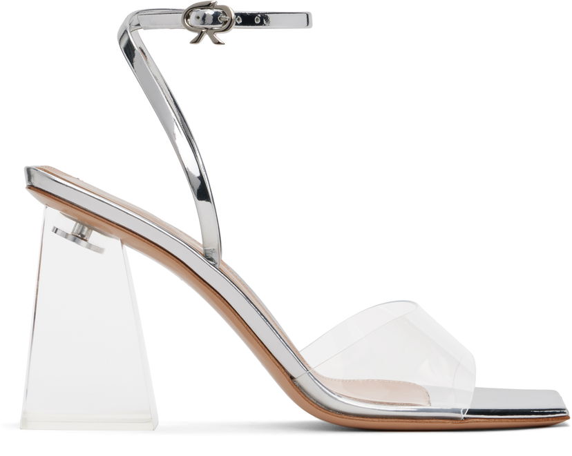 Sneakers och skor Gianvito Rossi Cosmic 85 Heeled Sandals Metallisk | G32208-85PLX-GME