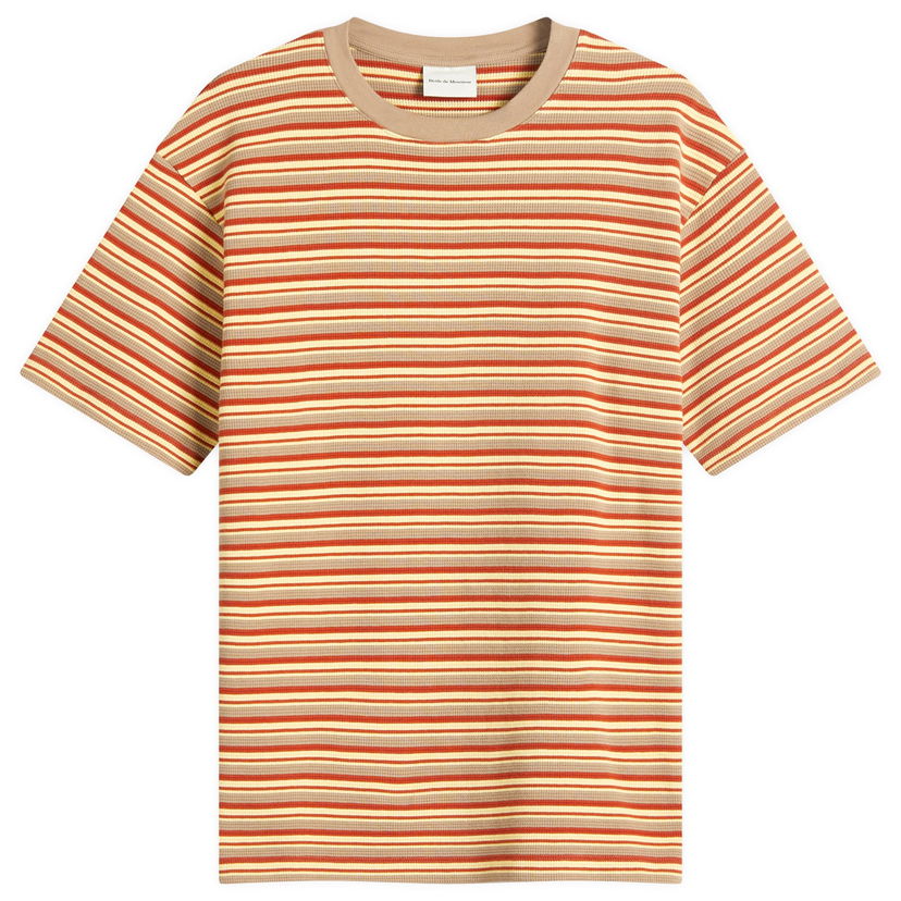 T-shirt Drôle de Monsieur Drôle de Monsieur Striped T-Shirt Flerfärgad | G-TS245-CO203-BAN