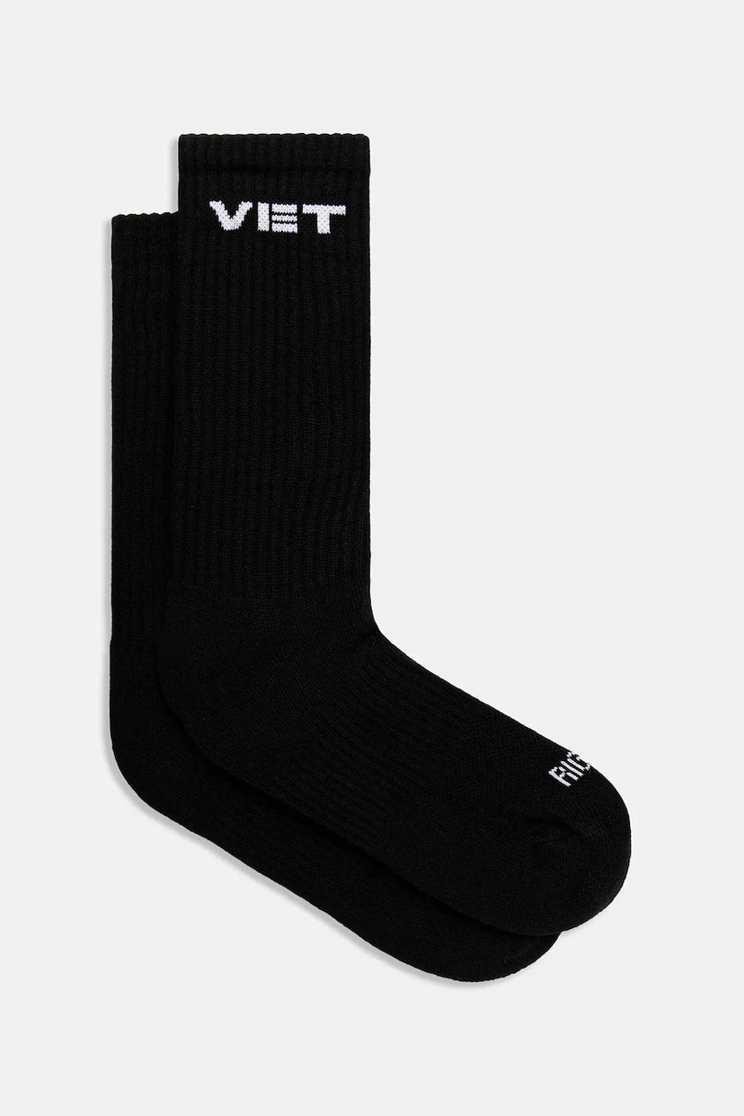 Strumpor VETEMENTS VETEMENTS Vet Socks Svart | UH76SO250B