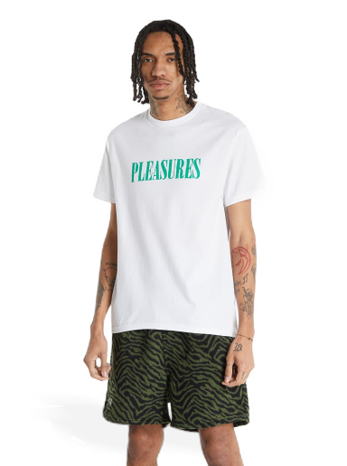 T-shirt Pleasures Tickle Logo T-Shirt Vit | P22SP054 White
