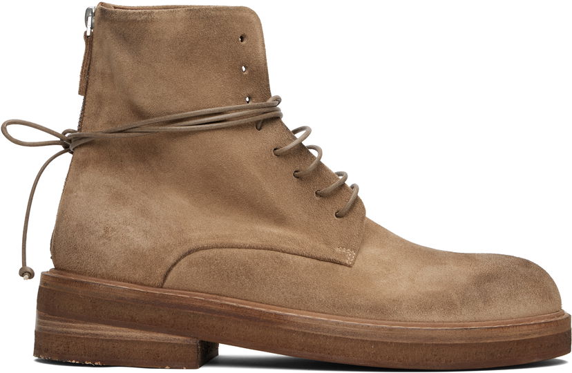 Kläder Marsèll Marsèll Parrucca Suede Combat Boots Brun | MM2961 P024310
