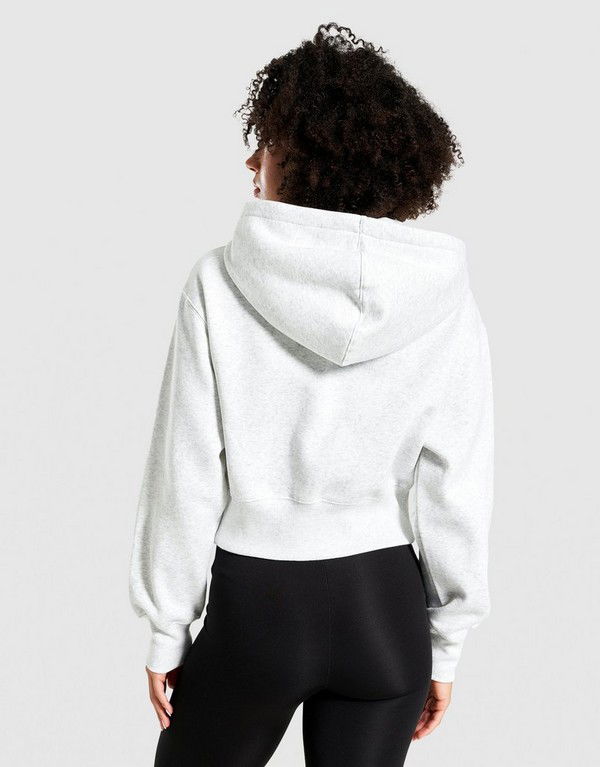 Sweatshirt Nike NSW Phoenix Fleece Cropped Full-Zip Hoodie Grå | HV2426-052, 1